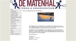 Desktop Screenshot of matenhal.nl